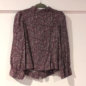 Zara Kids floral blouse sz4